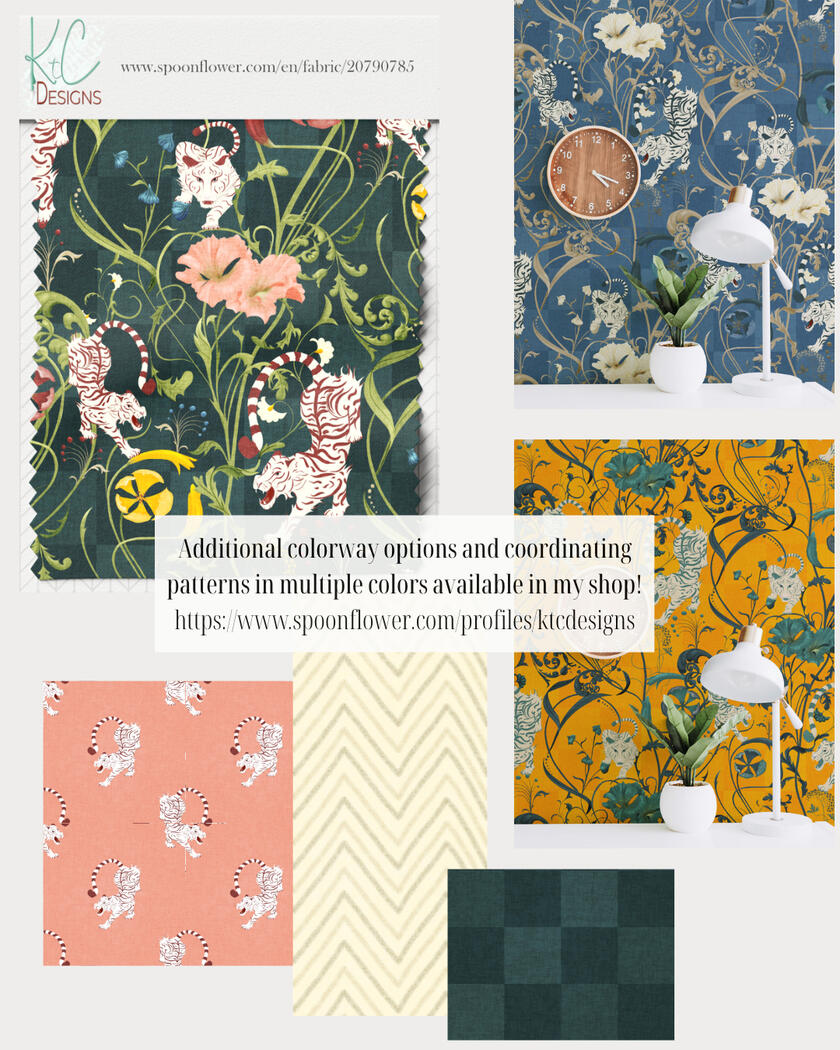 Selection of patterns from Retro Nouveau Collection